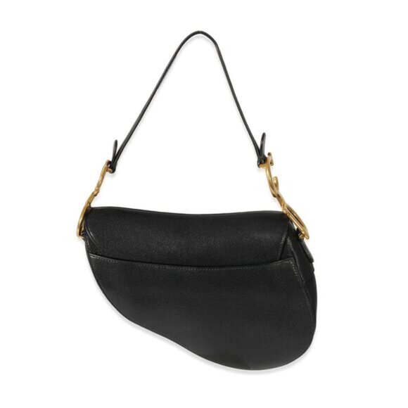 Dior Black Saddle Bag - Picture 3 of 7